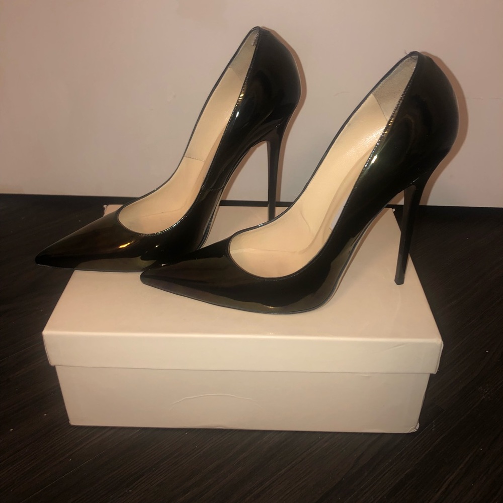 Jimmy Choo Anouk Black Patent Pumps
